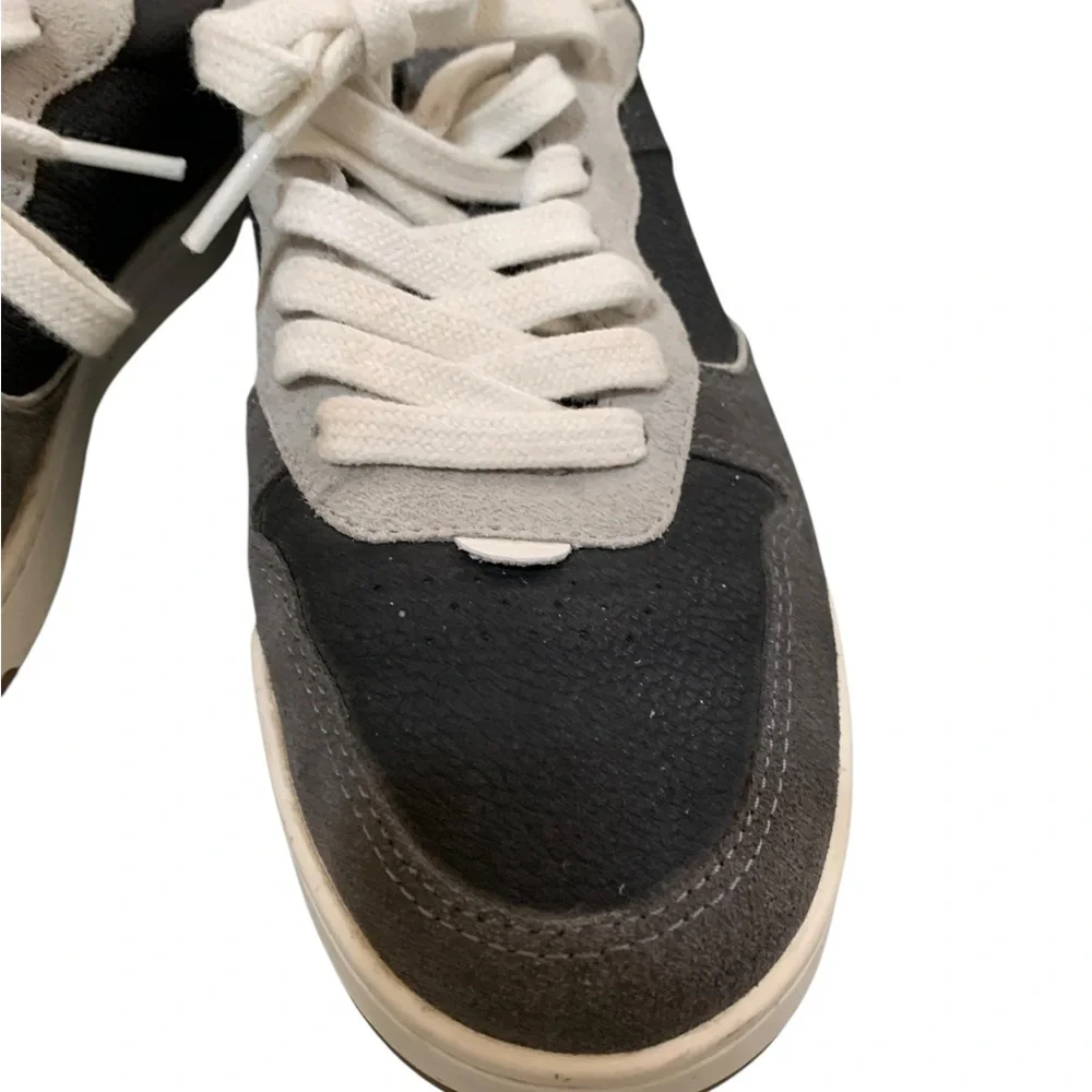 Madewell Court Sneakers in Dark Colorblock Nubuck and Suede Sz: 9